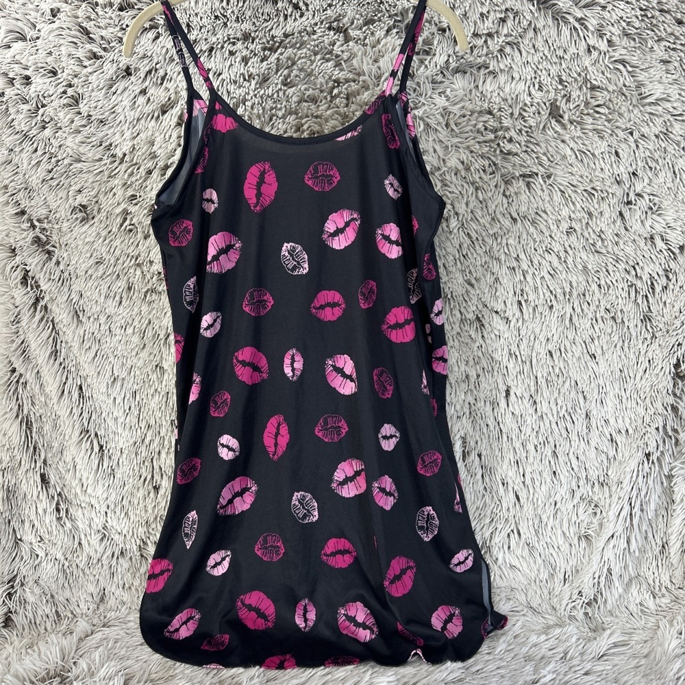 Pajama Set Lips Love Romantic Vtg‎ Petra Large Satin Valentine Matching His Hers - Picture 4 of 7